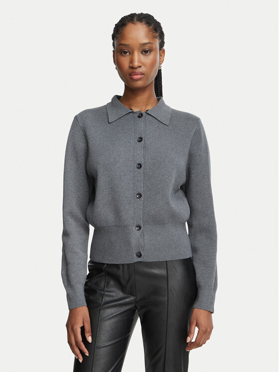 Rinascimento Rinascimento Cardigan CFM0012389003 Gri Regular Fit