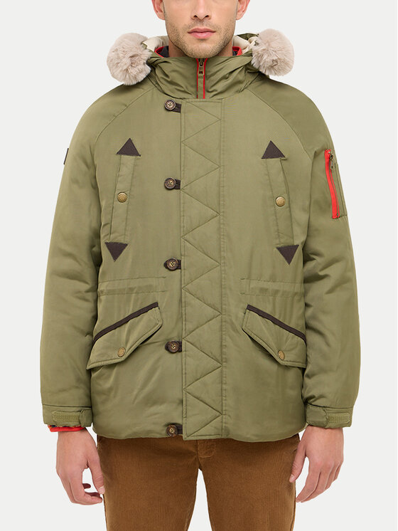 Mustang Mustang Winterjacke Scottsdale 1016900 Grün Regular Fit