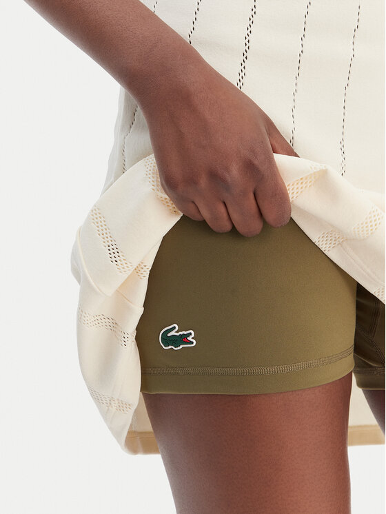 Lacoste Lacoste Teniso suknelė EF0615 Žalia Slim Fit