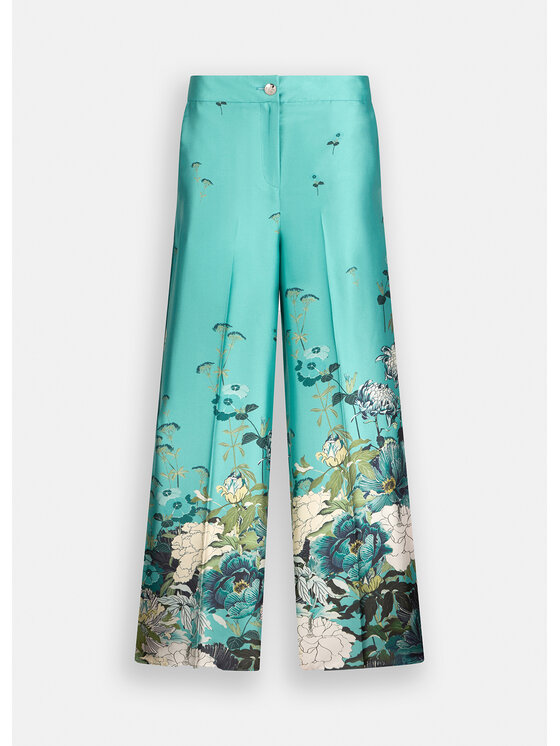 Liu Jo Liu Jo Pantalone da abito CF5301TS555M9716 Celeste Regular Fit