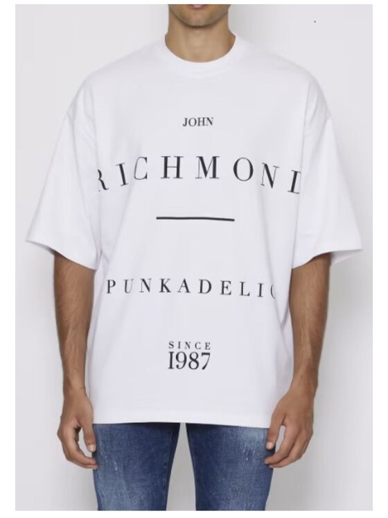 John Richmond John Richmond T-shirt T-shirt da uomo John Richmond Bianco Regular Fit