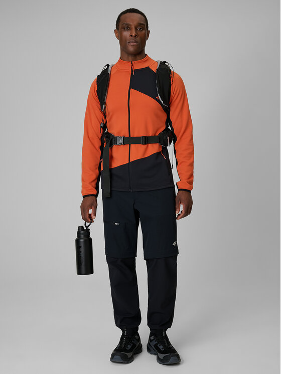 4F 4F Bluza TREKKING Pomarańczowy Regular Fit