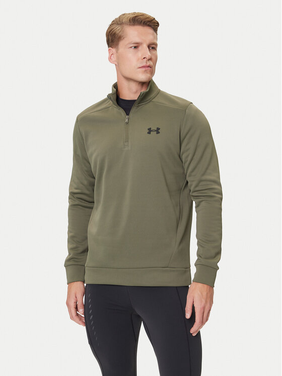 Under Armour Under Armour Majica dugih rukava Armor Fleece 1373358 Zelena Regular Fit