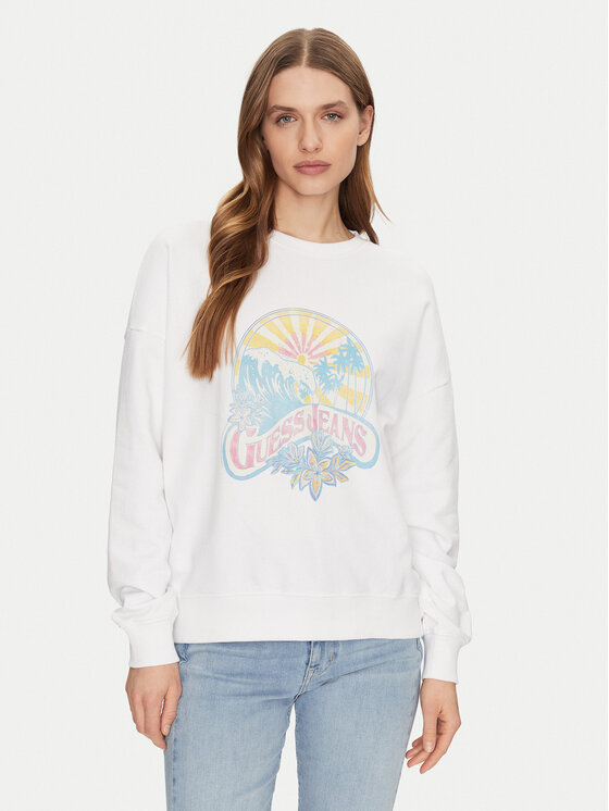 Női Pulóver Guess, Méret: XXL, Fehér, W5GQ16 K68I4