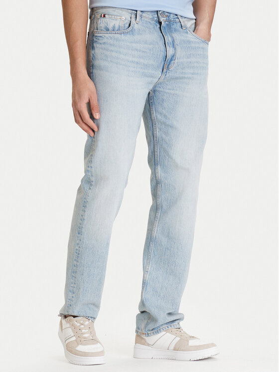 Tommy Hilfiger Blugi Dover MW0MW42331 Albastru Straight Fit