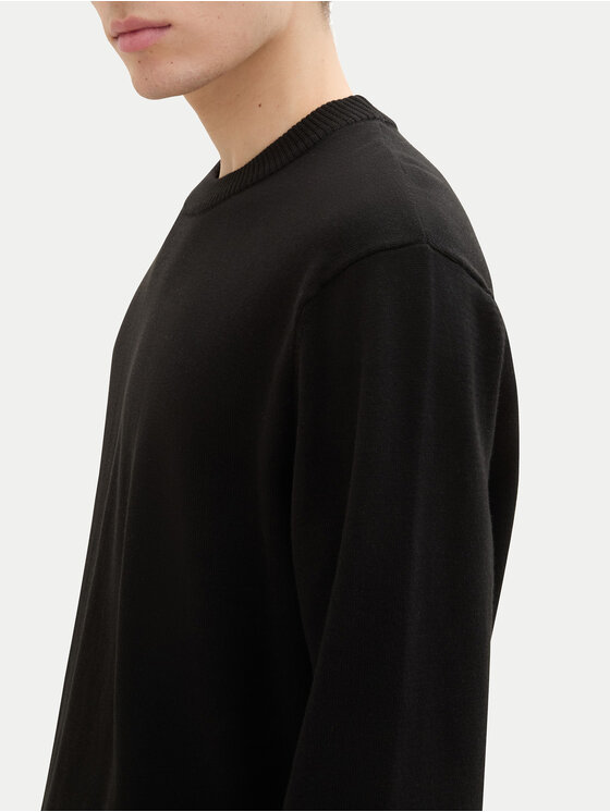 Tom Tailor Denim Tom Tailor Denim Pullover 1042509 Schwarz Regular Fit