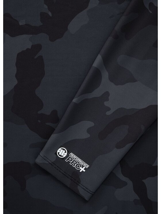 PITBULL PITBULL Longsleeve Longsleeve Rashguard ADCC Camo XXL Czarny Slim Fit
