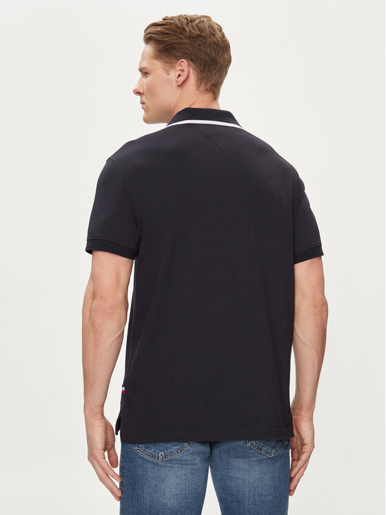 Tommy Hilfiger Tommy Hilfiger Pólóing MW0MW34772 Sötétkék Regular Fit