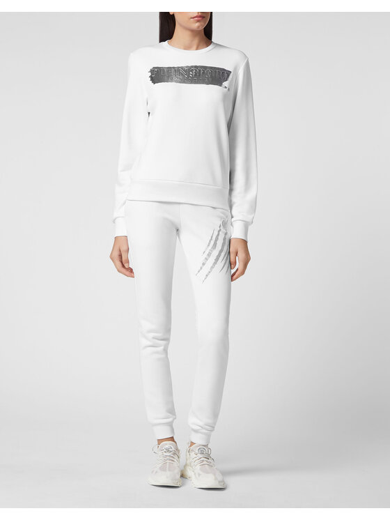Plein Sport Plein Sport Longsleeve 3155 Bianco Regular Fit