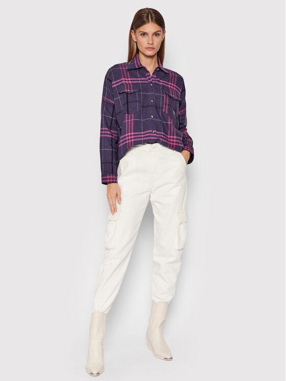Camicia Suomi Viola Oversize