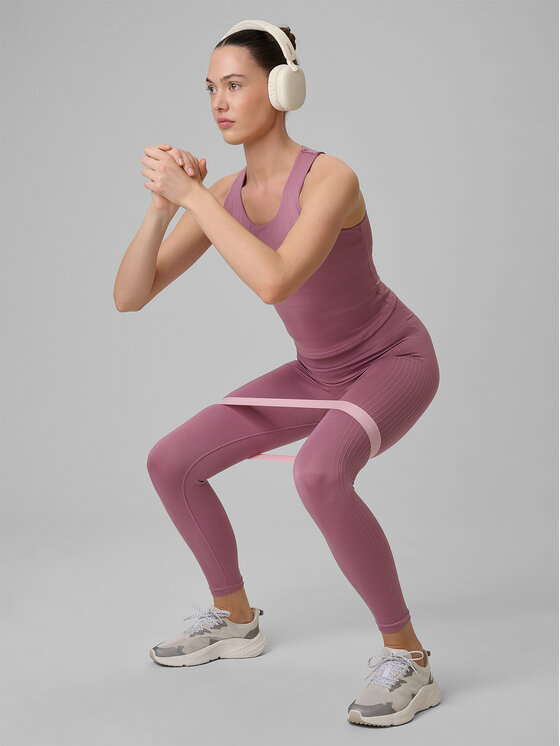 4F 4F Top MULTI ACTIVE Koralowy Slim Fit