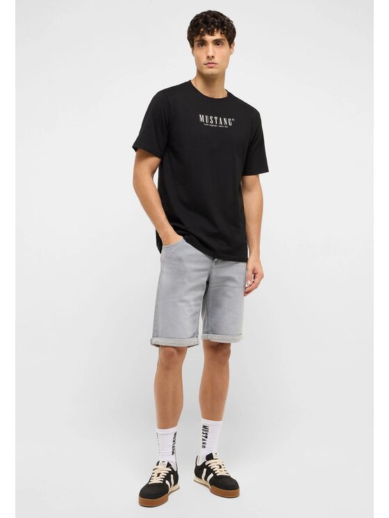 Mustang Mustang Pantaloncini di jeans Style Chicago Shorts Z Grigio Slim Fit