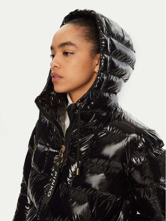 PINKO PINKO Зимно яке Eleodoro 101597 A11K Черен Regular Fit