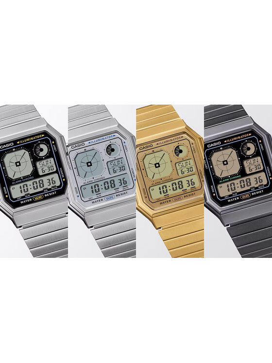 Casio Casio Zegarek A130WEGG-1AEF Czarny