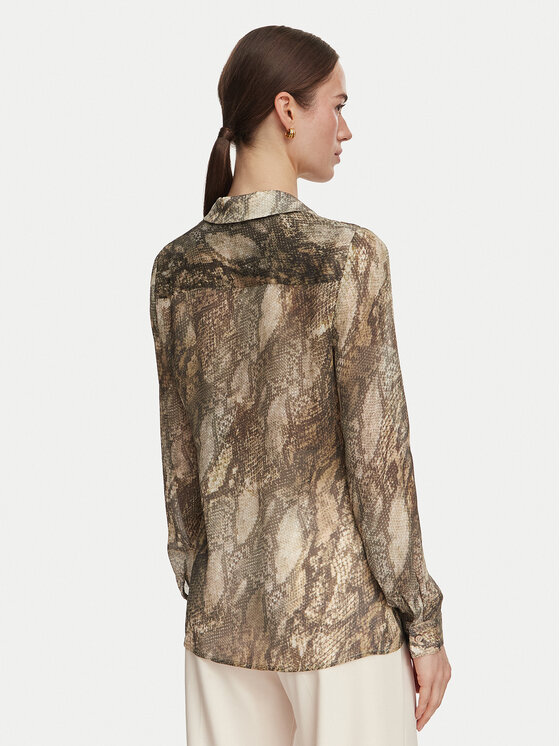 Guess Guess Сорочка W6YH68 W3212 Зелений Regular Fit