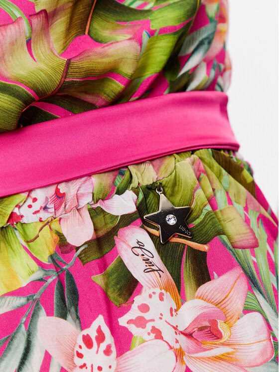 Liu Jo Beachwear Liu Jo Beachwear Лятна рокля VA3006 T3347 Зелен Regular Fit