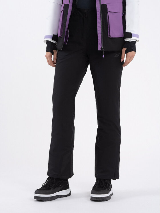 4F 4F Suusapüksid 4FAW23TFTRF400 Must Regular Fit