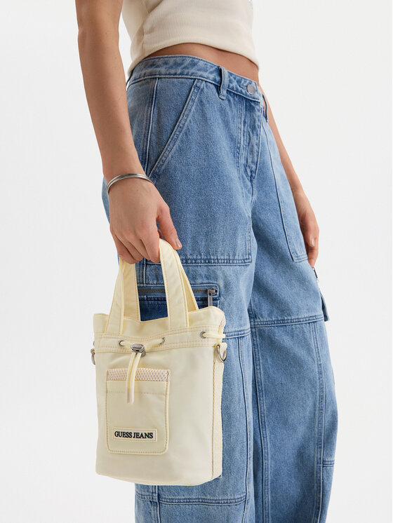 Guess Jeans Geantă CWBEO-GUESS-XC-006-09 Écru