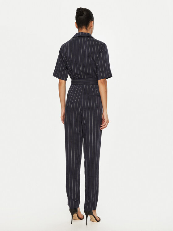 Marella Marella Kombinezon Banana 2513241011 Granatowy Slim Fit