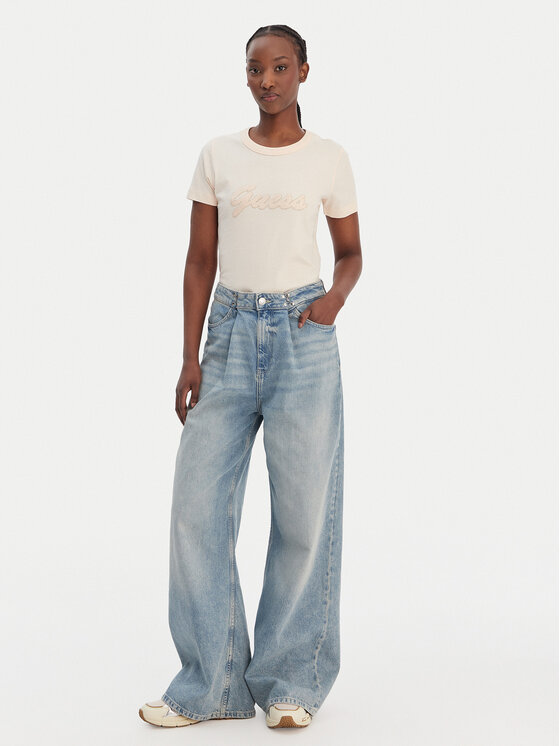 Guess Guess Футболка W6GI08 K3023 Оранжевий Regular Fit