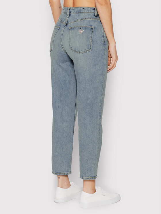 Guess Guess Дънки W2YA21 D4NH6 Син Mom Fit
