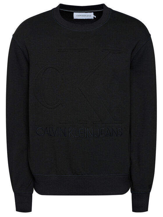 Calvin Klein Jeans Calvin Klein Jeans Mikina J30J315702 Černá Regular Fit