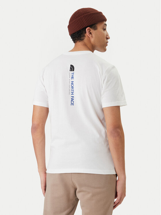 The North Face The North Face Tricou Vertical NF0A8GV1 Alb Regular Fit