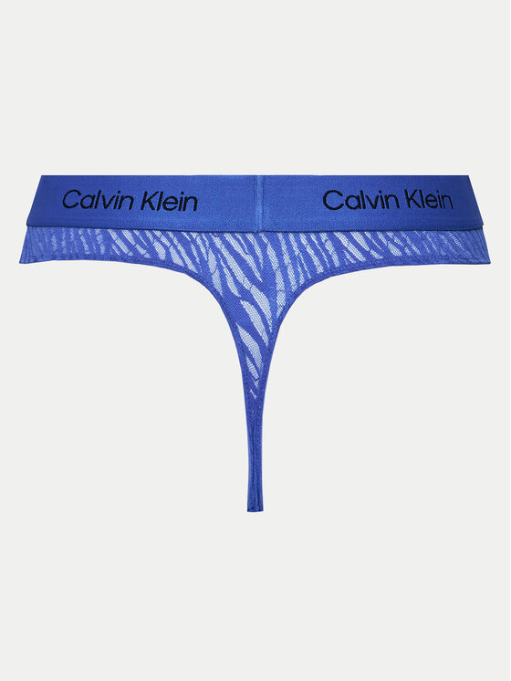 Calvin Klein Underwear Calvin Klein Underwear Kalhotky string 000QF7378E Modrá