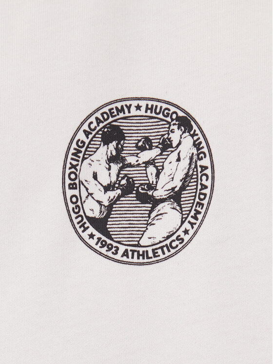 HUGO HUGO T-shirt Dwresto 50542366 Bijela Regular Fit