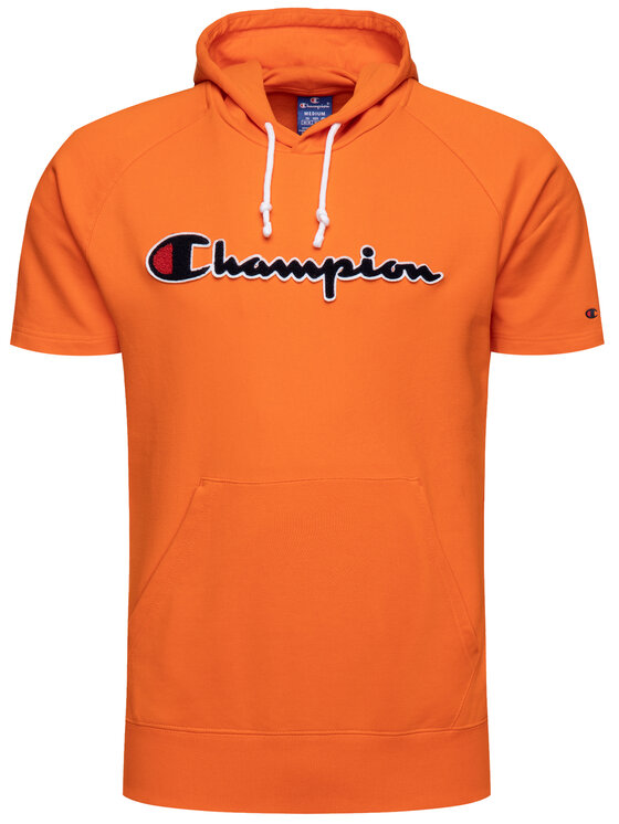 Champion Champion Суитшърт 212945 Оранжев Comfort Fit