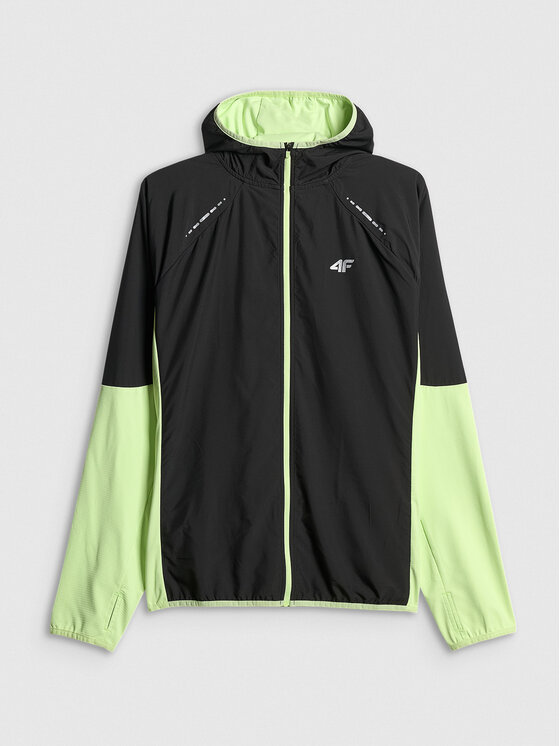 4F 4F Bluza RUNNING Żółty jasny Regular Fit
