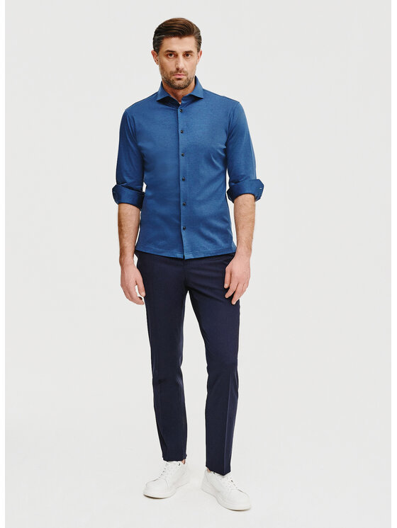 Pako Lorente Pako Lorente Koszula P25SF-1X-031 Granatowy Slim Fit