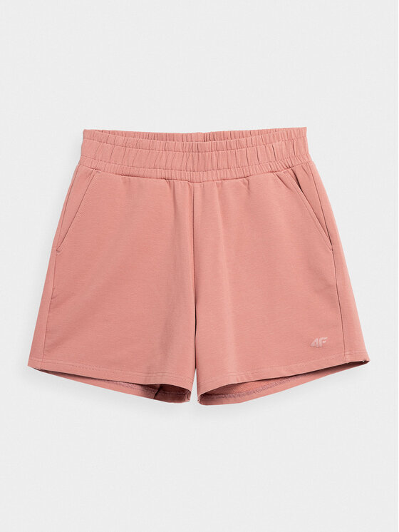 4F 4F Αθλητικό σορτς 4FSS23TSHOF070 Ροζ Regular Fit