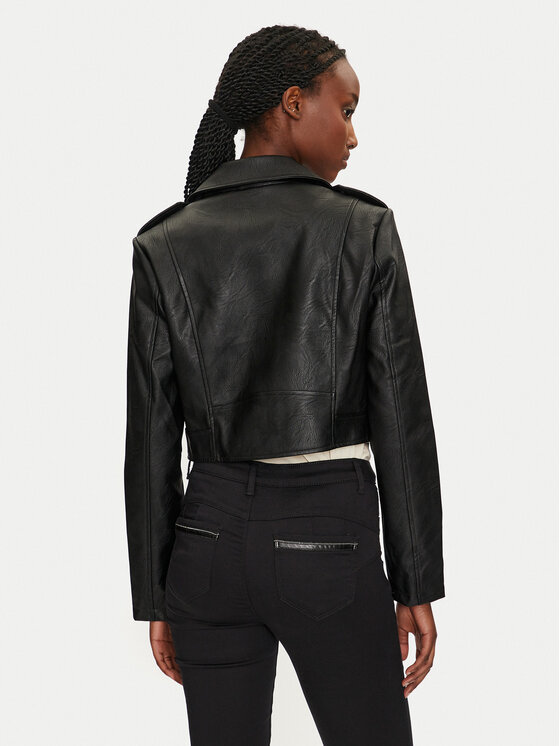 Morgan Morgan Giacca in similpelle 232-GUR Nero Regular Fit