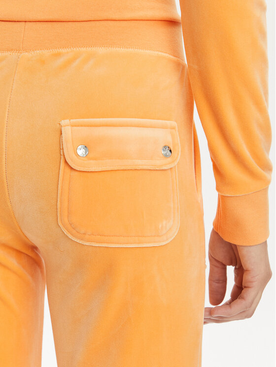 Juicy Couture Juicy Couture Melegítő alsó Del Ray JCAP180 Narancssárga Regular Fit
