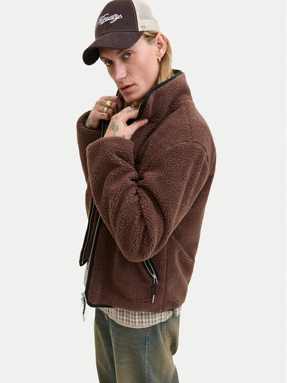 Jack & Jones Jack & Jones Fleecová mikina Norrebro 12282890 Écru Regular Fit