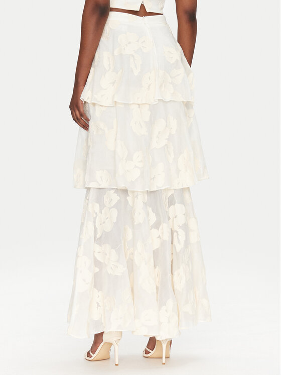 ACCESS FASHION ACCESS FASHION Spódnica maxi 53-6025-558 Écru Regular Fit