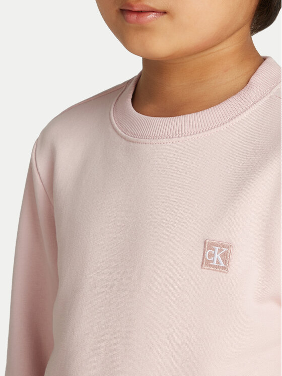 Calvin Klein Jeans Calvin Klein Jeans Pulóver Mono Mini Badge IU0IU00570 Rózsaszín Regular Fit
