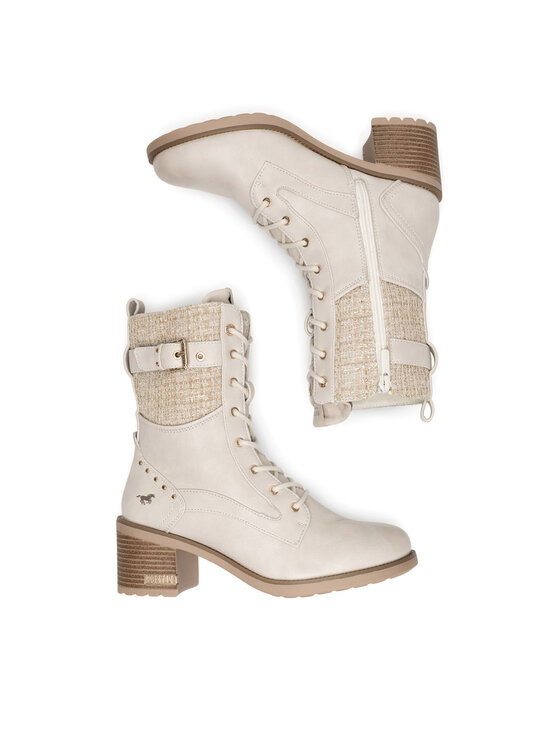 Mustang Mustang Stiefeletten 1441-507-243 Weiß