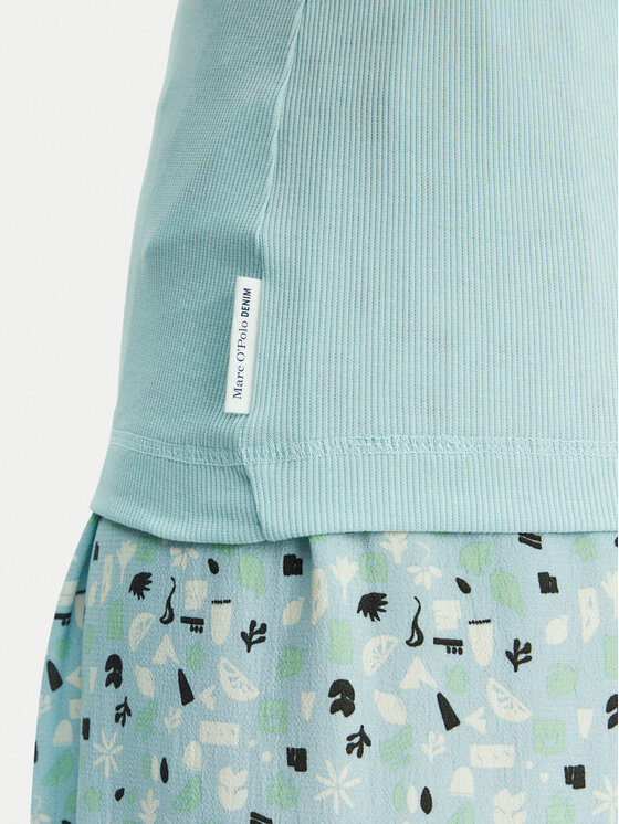 Marc O'Polo Denim Marc O'Polo Denim Felső 500 0005 982 Kék Slim Fit