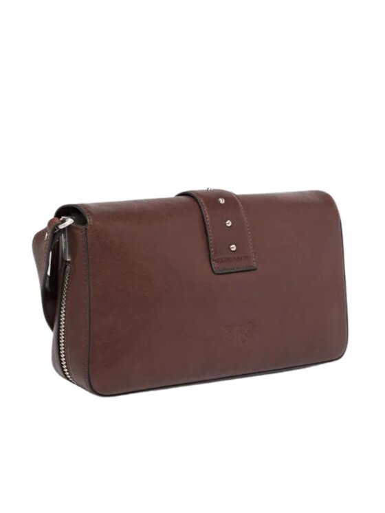 PINKO PINKO Borsa Love one slouchy zip classic Marrone