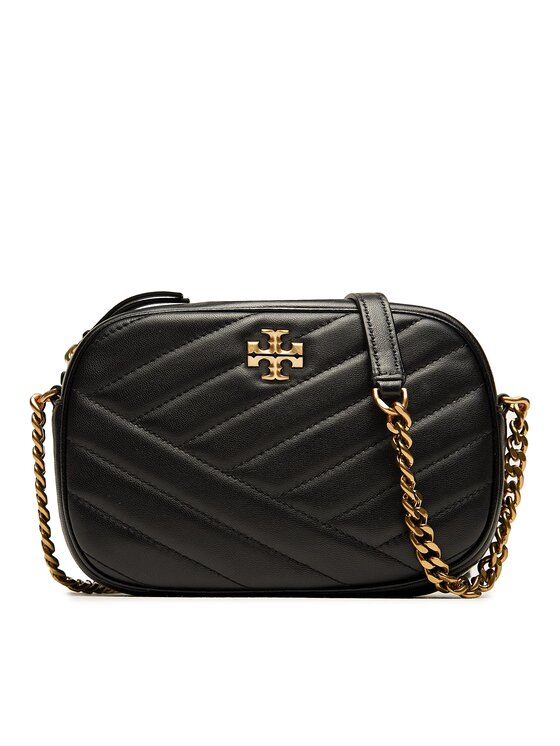 Tory Burch Tory Burch Soma Kira Chevron Camera Bag 152353 Melns