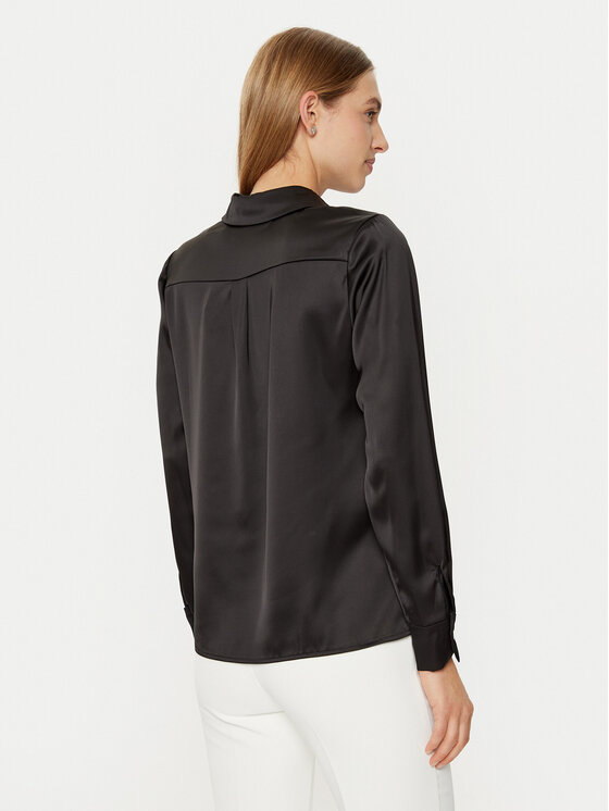 Guess Guess Риза W5RH40 WFQC2 Черен Regular Fit