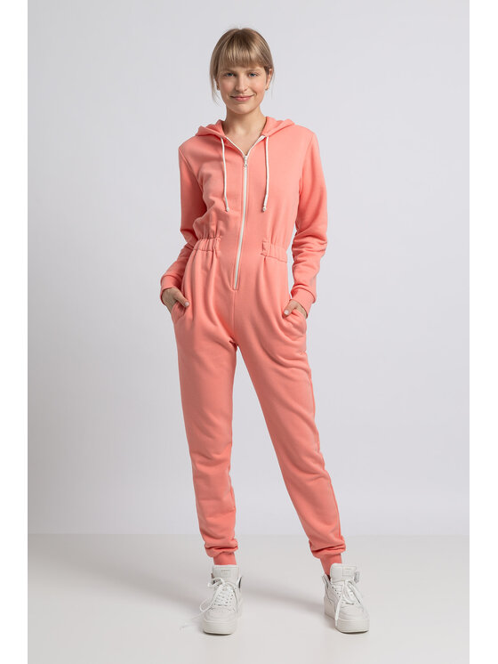 LaLupa LaLupa Kombinezon LA059 Pomarańczowy Comfortable Fit