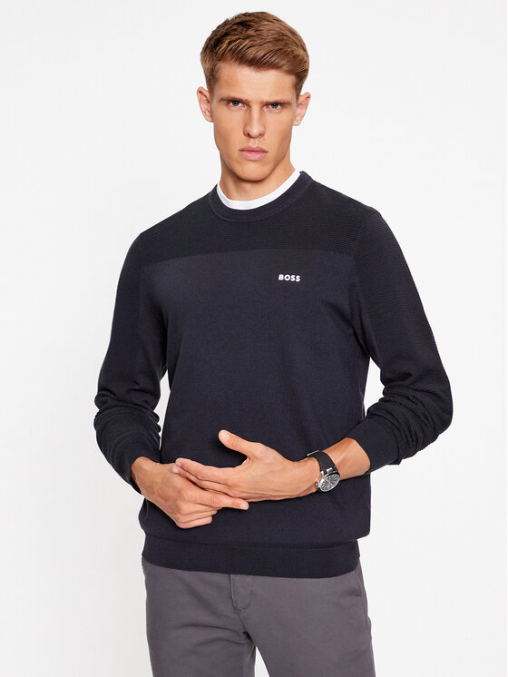 Boss Pullover Momentum-X_Cn 50498559 Dunkelblau Regular Fit CN8983