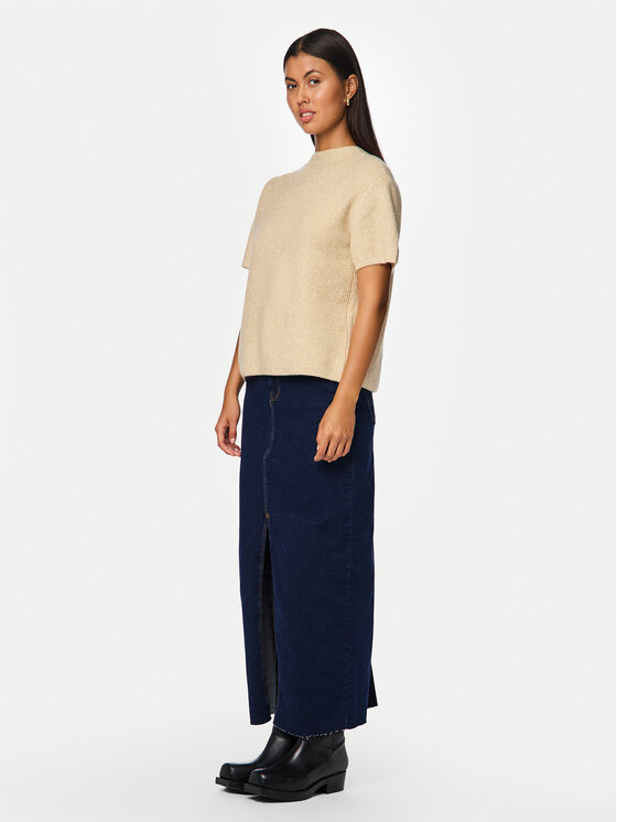 Pieces Pieces Cardigan 17156681 Bej Regular Fit