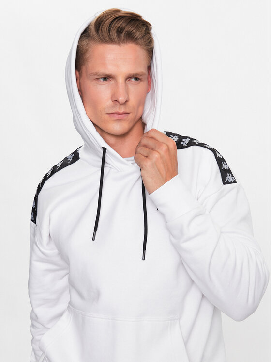 Kappa Kappa Mikina 313007 Bílá Regular Fit