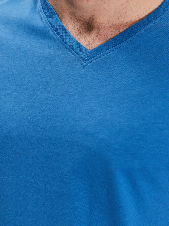 United Colors Of Benetton United Colors Of Benetton Тишърт 3U53J4231 Син Regular Fit