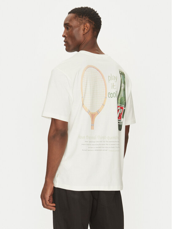 Only & Sons Only & Sons Majica 7Up 22033847 Bela Relaxed Fit