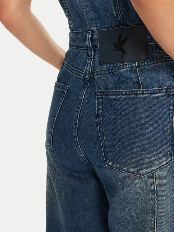 One Teaspoon One Teaspoon Kombinezon 26604 Niebieski Relaxed Fit